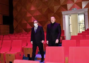 Head of state attends opening of new Ganja State Drama Theater building