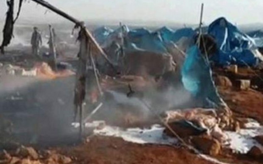 ​Suriyada qaçqın düşərgəsi bombalanıb, 17 nəfər ölüb, 40 nəfər yaralanıb