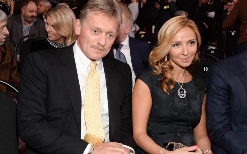 Peskov's wife, Tatyana Navka, is also hospitalized with COVID-19
