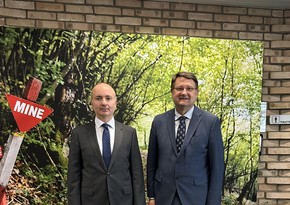 Azerbaijani envoy mulls landmine issue with ITF director