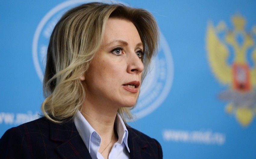 Mariya Zaxarova: Rusiya Qarabağ münaqişəsinin tezliklə həlli üçün mümkün addımların atılmasına tərəfdardır