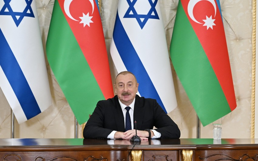 Ilham Aliyev: 'Azerbaijani representatives who live in Israel also play an important role in building bridges between our countries'