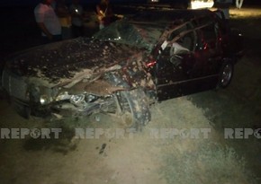 ДТП в Нефтчале, погиб водитель и двое пострадали