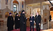 Azerbaijani, Russian presidents visit Holy Myrrhbearers Cathedral