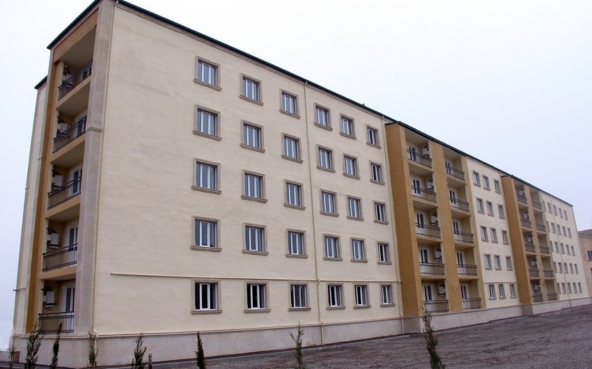 В воинской части ВВС Азербайджана сдано в пользование очередное жилое здание - ВИДЕО