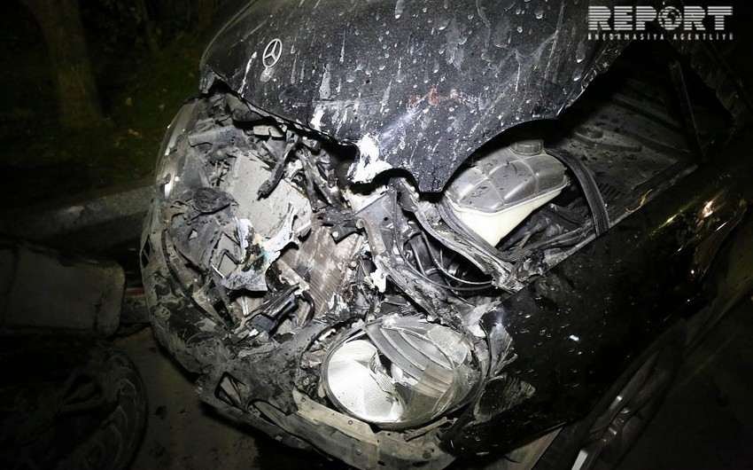 В Товузском районе перевернулся автомобиль, есть пострадавшие