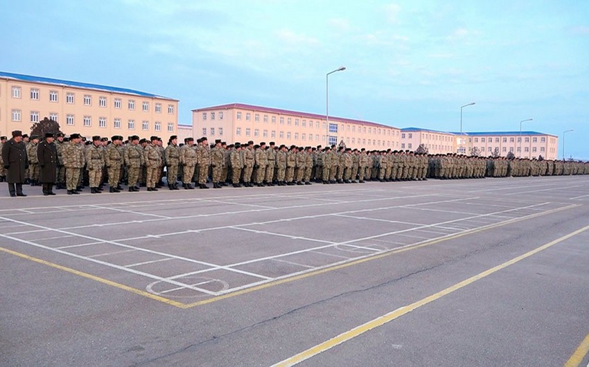 Troops of Nakhchivan garrison hold training sessions on various specialties