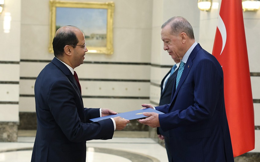 Turkish president receives first Egyptian envoy in 10 years