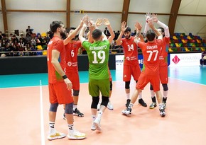 Azərbaycan voleybolçuları Qızıl Avropa Liqasında məğlub olub