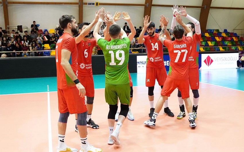 Azərbaycan voleybolçuları Qızıl Avropa Liqasında məğlub olub