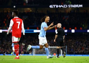 İngiltərə Kuboku: “Mançester Siti” “Arsenal”ı məğlub edərək 1/8 finala yüksəlib