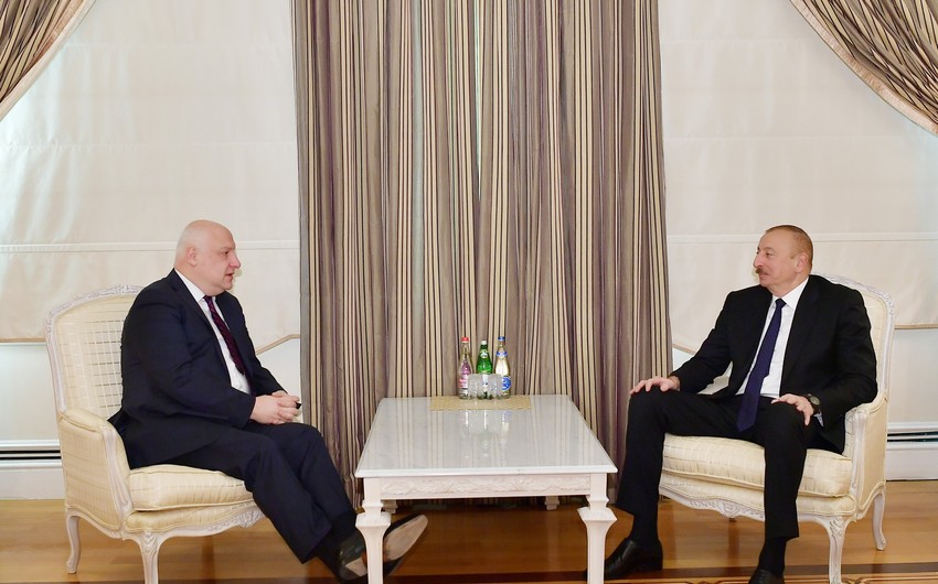 President Ilham Aliyev receives OSCE Parliamentary Assembly president