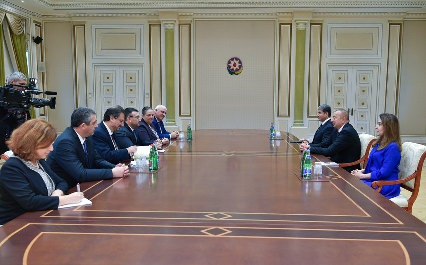 President Ilham Aliyev received delegation led by Bulgarian interior minister
