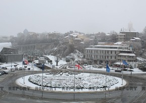 Первый снег в Тбилиси