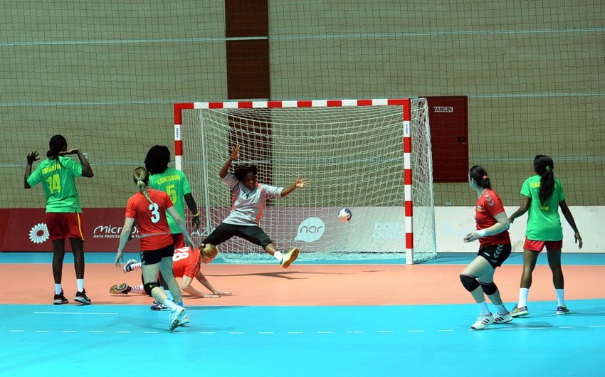 Azerbaijan's female handball team starting Islamic Games with victory