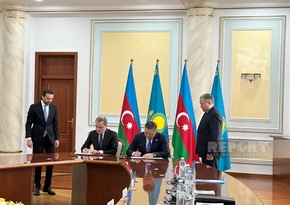 Foreign ministries of Azerbaijan and Kazakhstan ink joint action plan