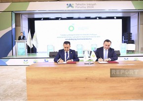 Memo of cooperation signed within Education Development Forum in Baku