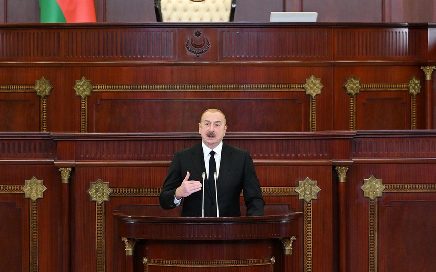 Azerbaijani President highlights certain challenges facing country as he addresses Milli Majlis