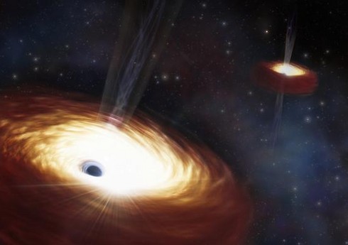 Астрономы обнаружили самую тяжелую двойную черную дыру