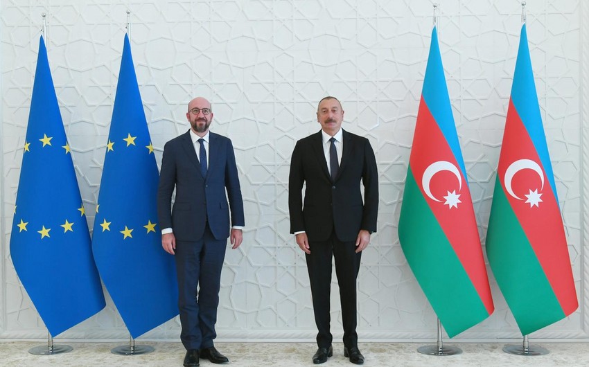 Ilham Aliyev congratulates Charles Michel on his re-election as European Council President