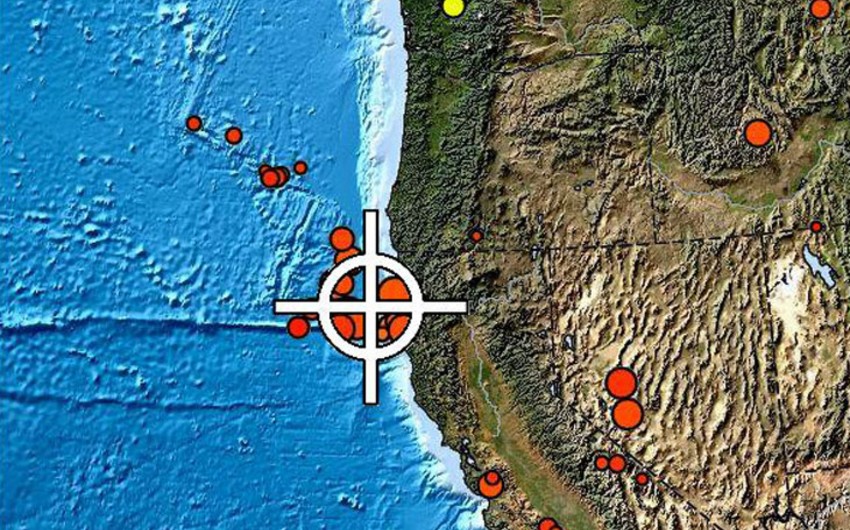У побережья Калифорнии произошло землетрясение магнитудой 6,8 баллов