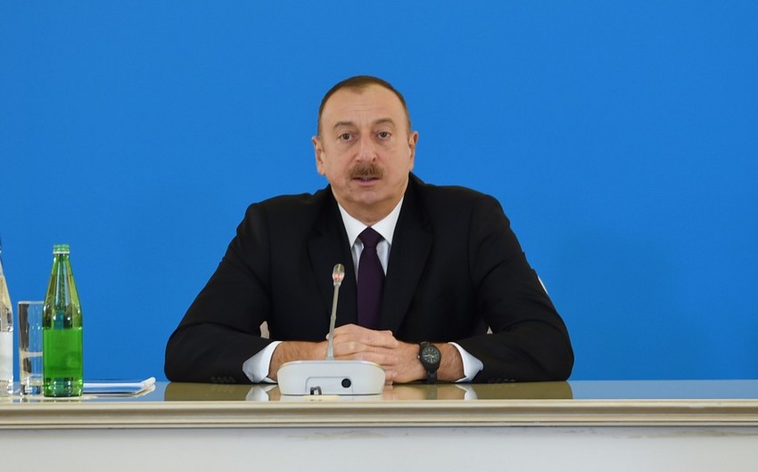 Президент Ильхам Алиев принимает участие на 3-ем заседании министров в рамках Консультативного совета Южного газового коридора