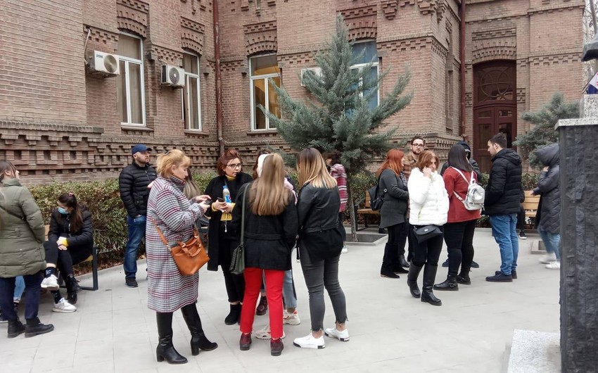 Обучающиеся в Азербайджане грузинские студенты проводят в Тбилиси акцию - ОБНОВЛЕНО