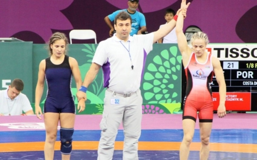 Две азербайджанские спортсменки по борьбе вышли в полуфинал Баку 2015 - ОБНОВЛЯЕТСЯ