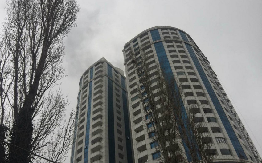 Multi-storey building blazing in Baku extinguished
