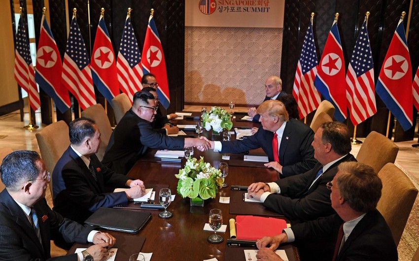 Белый Дом опубликовал меню обеда Дональда Трампа и Ким Чен Ына