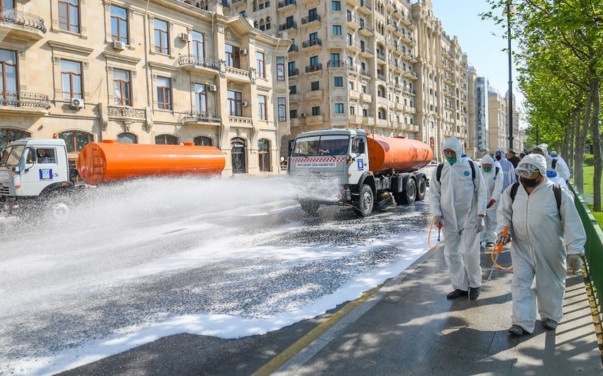 Baku to sterilize streets amid COVID-19