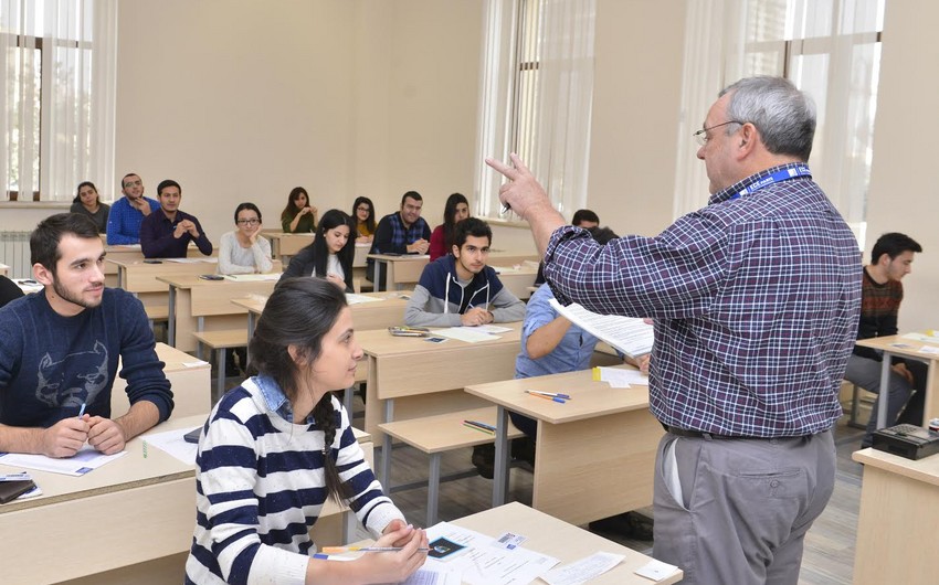 British experts administer winter term exams at Baku Higher Oil School