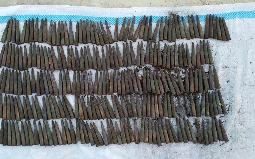 В Сумгайыте обнаружили сотни патронов  