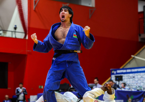 Азербайджанский дзюдоист завоевал серебряную медаль на Гран-при в Португалии