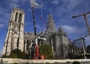 Reconstruction work at Notre Dame Cathedral in Paris enters its last phase