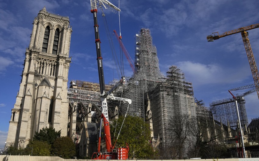 Reconstruction work at Notre Dame Cathedral in Paris enters its last phase