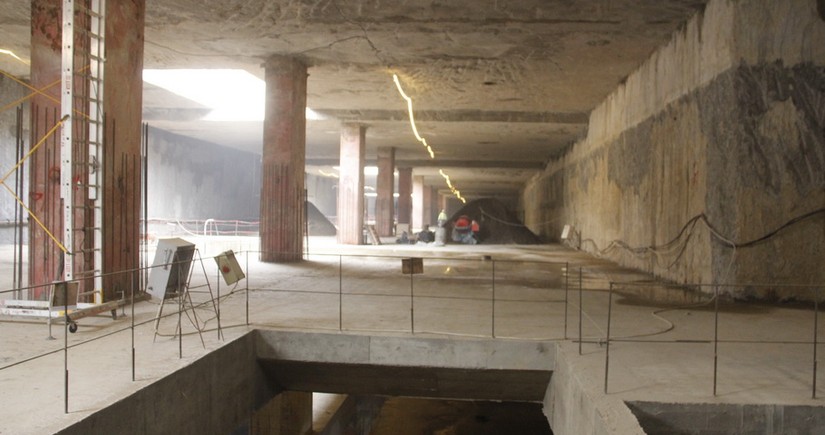 Bakı Metropoliteni: “B-04” stansiyasının üçüncü səviyyəsinin inşası başa çatıb