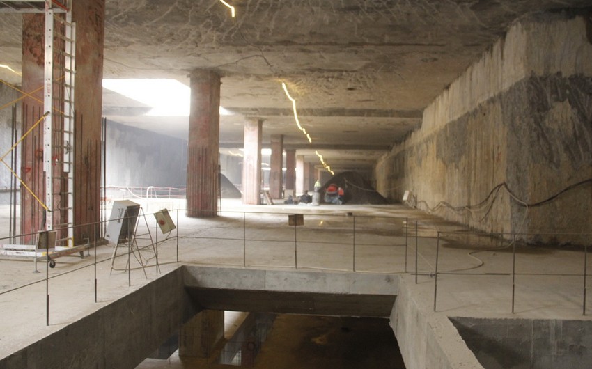 Bakı Metropoliteni: “B-04” stansiyasının üçüncü səviyyəsinin inşası başa çatıb