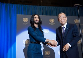 ​UN Secretary-General met with Conchita Wurst