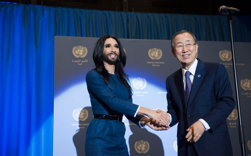 ​UN Secretary-General met with Conchita Wurst