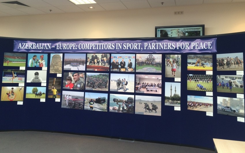 Photo Exhibition “Azerbaijan and Europe: Competitors in Sport, Partners for Peace” presented at NATO HQ