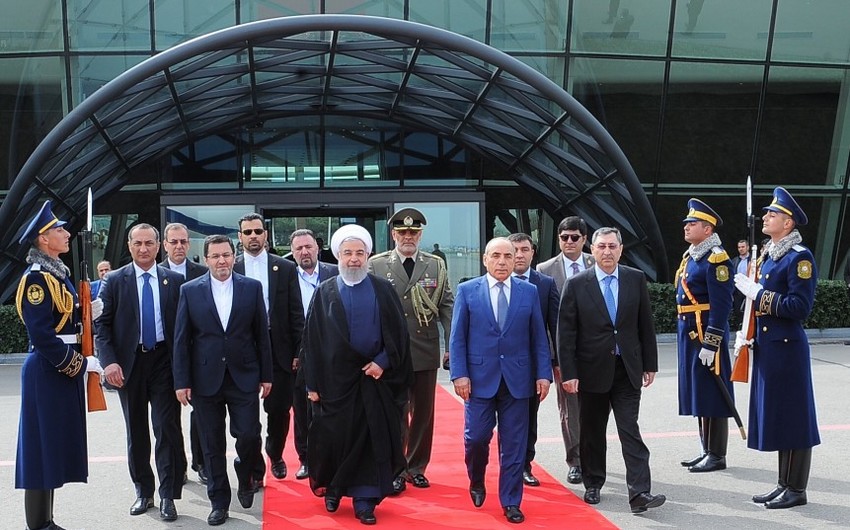 Iranian President Hassan Rouhani completes Azerbaijan visit