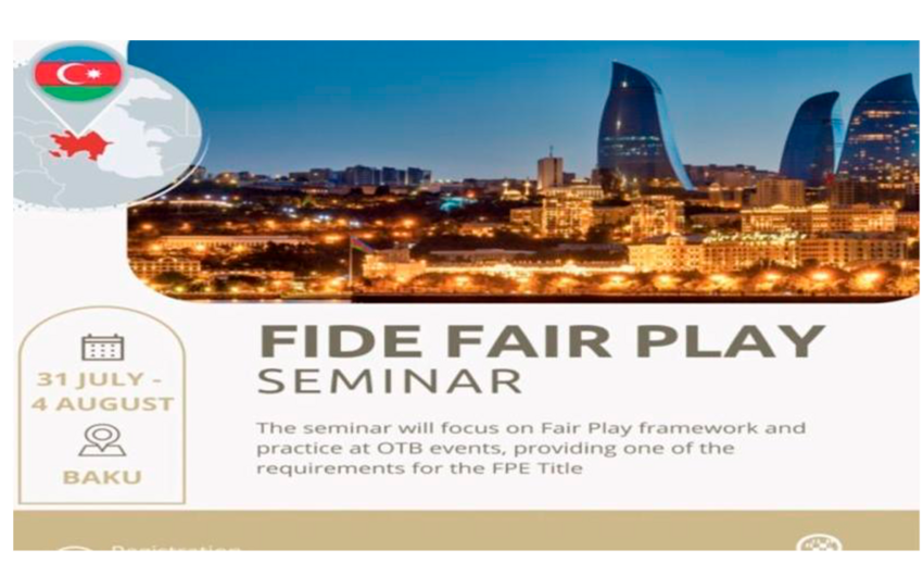 FIDE to organize international seminar in Baku