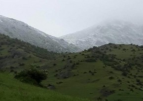 В горных селах Лерика идет снег 