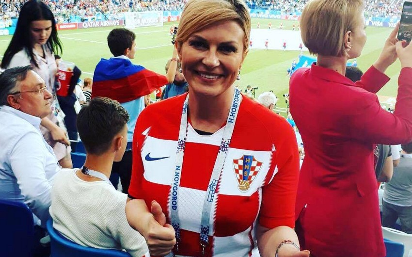 Президент Хорватии опубликовала фото сборной из раздевалки