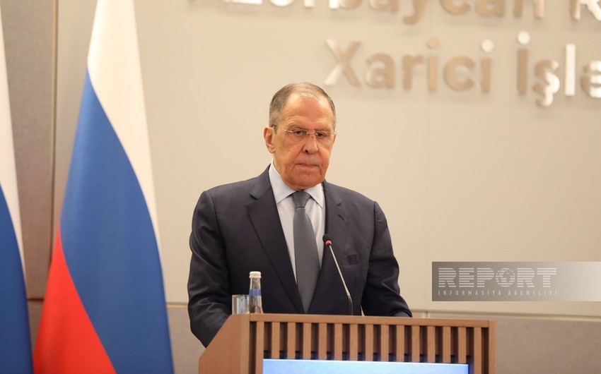 Sergey Lavrov Bakıdan Hindistana gedib