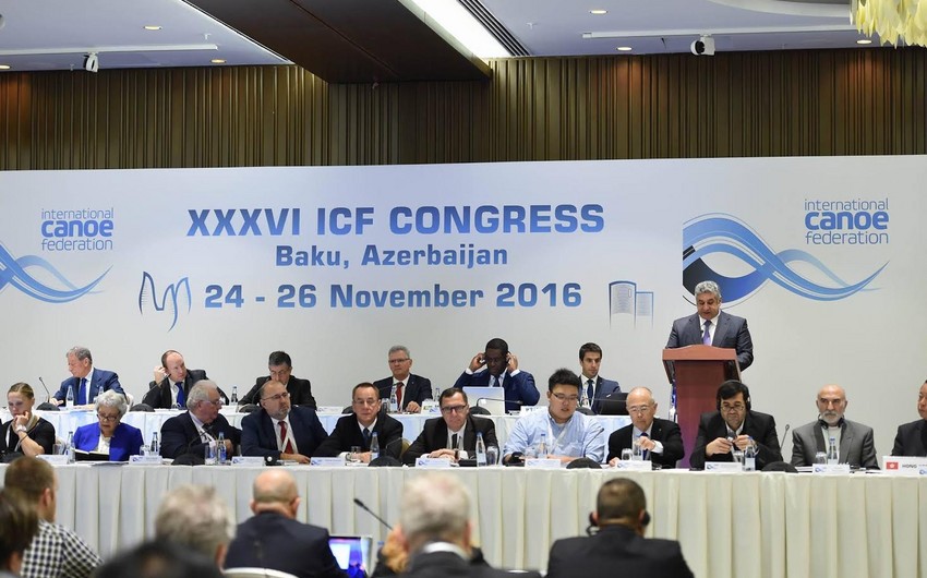 Baku hosts opening of XXXVI Congress of International Canoe Federation