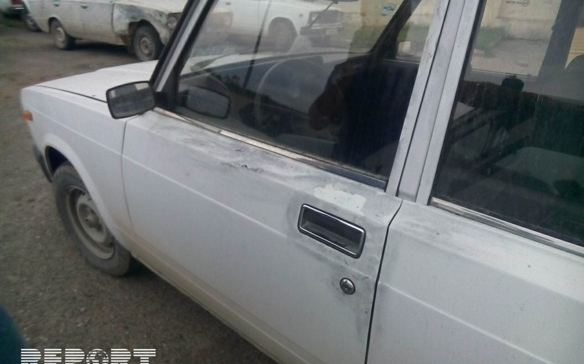 Угнанный в Баку автомобиль обнаружен в Хыналыг - ФОТО