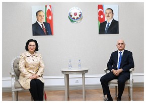 Azerbaijan’s deputy PM meets with IOC member 