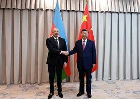 Azerbaijani President Ilham Aliyev’s meeting with President of People's Republic of China Xi Jinping starts in Astana